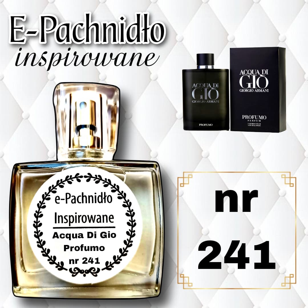 Acqua Di Gio Profumo Nr 241 Perfumy Męskie