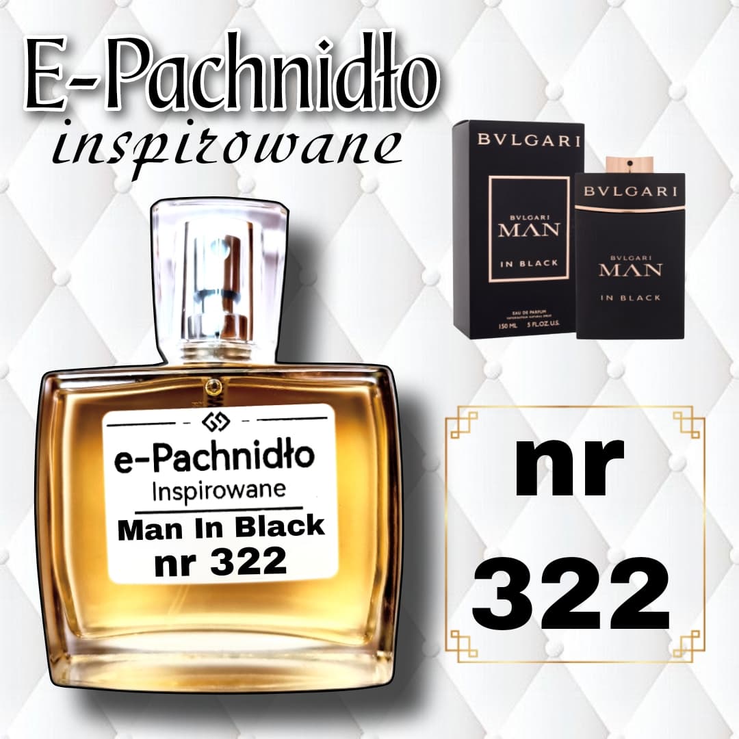 Man In Black Nr 322 Perfumy Męskie Inspirowane