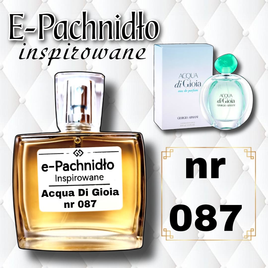 Acqua di Gioia Nr 087 Perfumy Damskie Lane Inspirowane