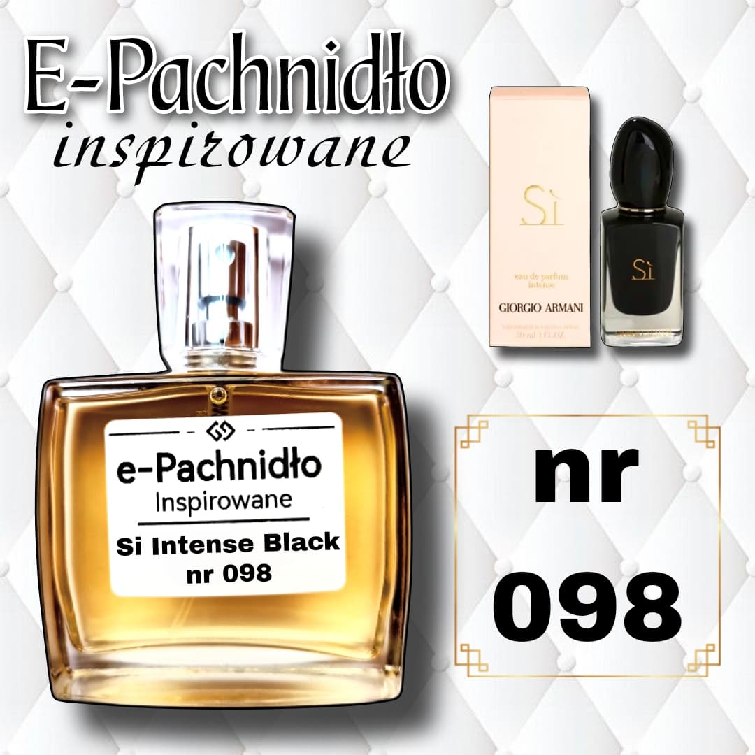 Si Intense Black Nr 098 Perfumy Damskie Lane