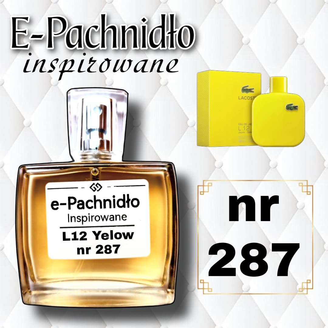 L12 Jaune Yellow Nr 287 Perfumy Męskie Lane
