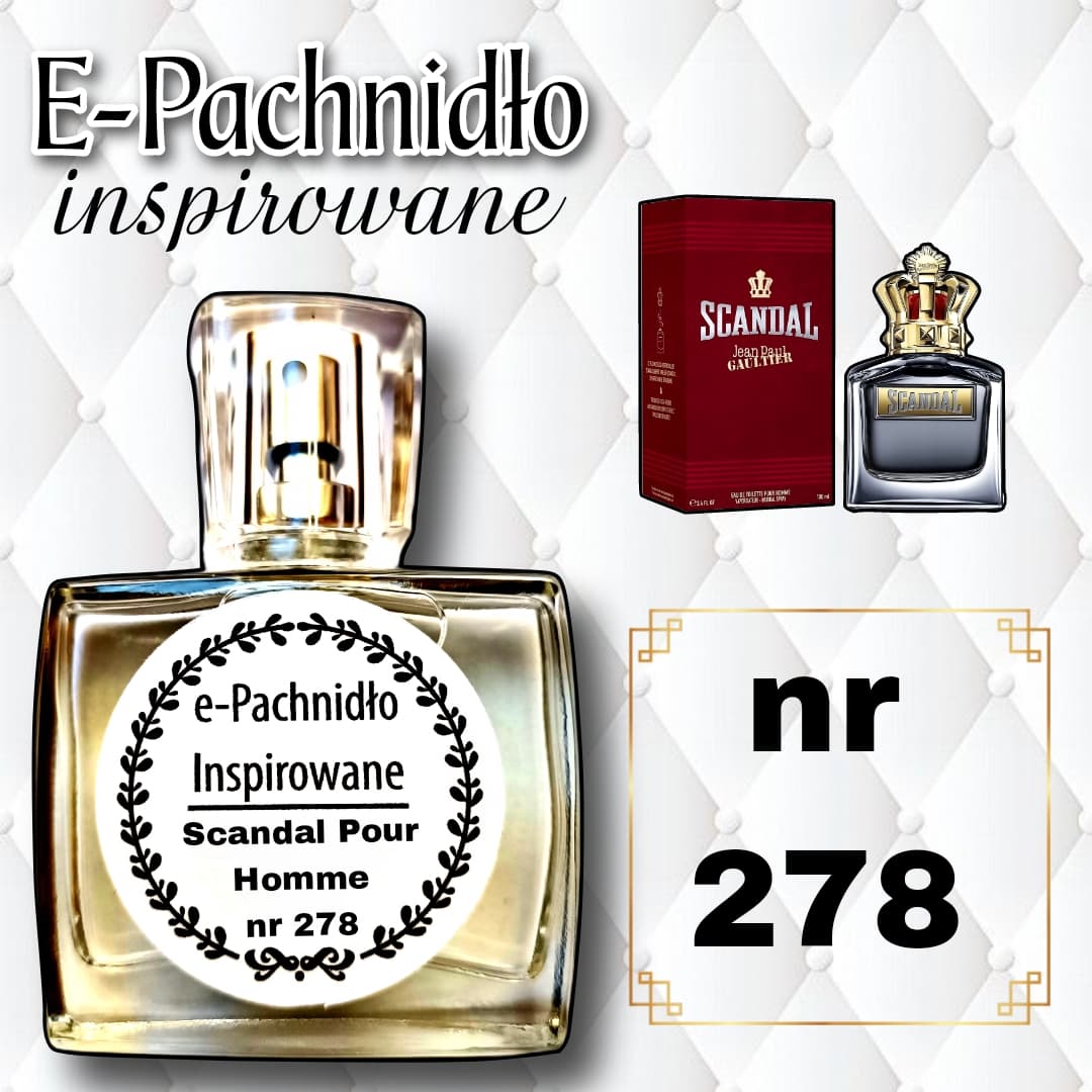 Scandal Pour Homme Nr 278 Perfumy Męskie Lane Inspirowane